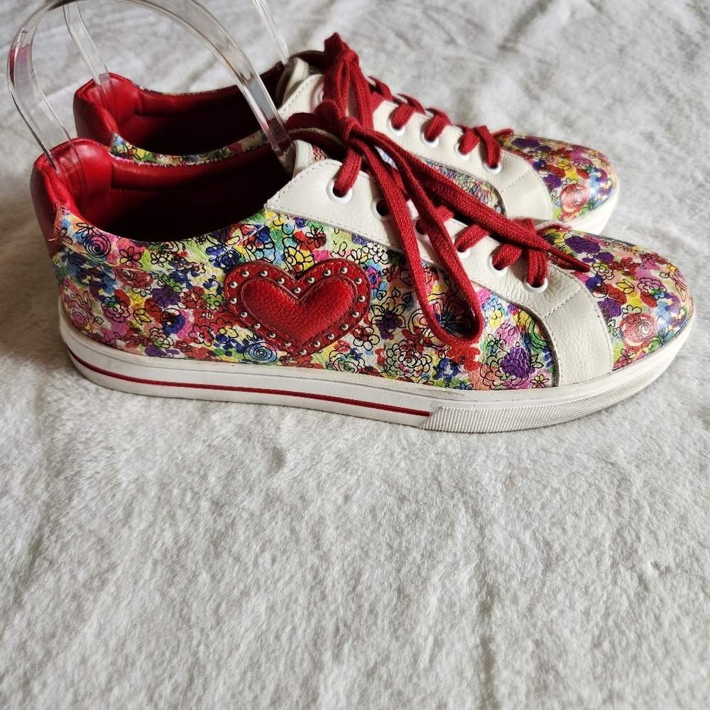 Brighton Blooms Sneakers Women's 9 - Picture 10 of 12